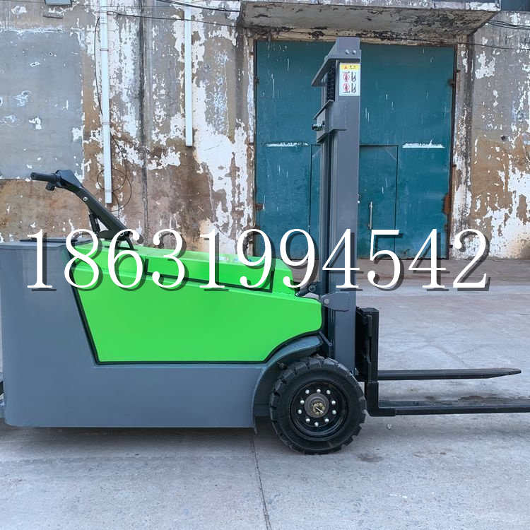 西林县小型电动叉车1吨2吨步行站驾式电瓶堆高充电装卸车液压升降车铲车