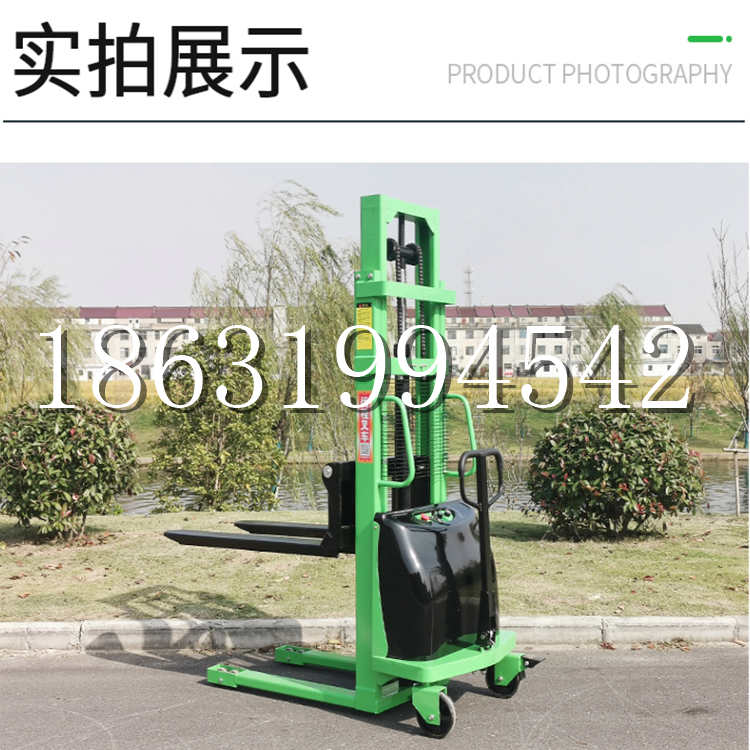 西林县电动叉车堆高车液压铲车电瓶1吨2吨站驾步行式小型全自动叉车